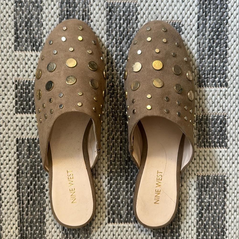 Women’s Nine West Slip-on Faux Suede Flat Shoes